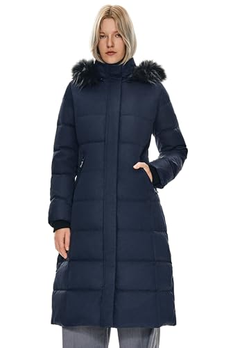 Amazon.com: Orolay Women's Quilted Down Jacket Winter Long Coat